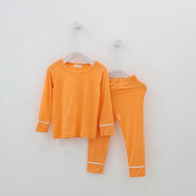 China Breathable Unisex Boys Girls Cotton Knitted Modal Lightweight Soft Comfortable Pajamas for sale