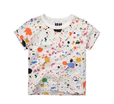 China 2021 fashion cute colorful anti-pilling printing boy's t-shirts for sale