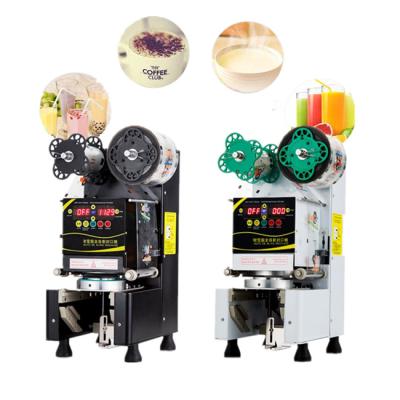 China Automatic Popular Food Bubble Tea Small Paper K Cup Plastic Sealing Machine Sealer for sale