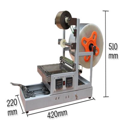 China Easy Working Hot Selling Manual Heat Shrink Tea Soap Creasing Wrapping Film Machine For Perfume Boxes for sale