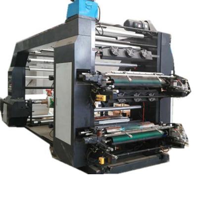 China food & Beverage Factory 4 Bopp / PET / PVC Film 3 Color Flexo Printing Label Printing Machine for sale