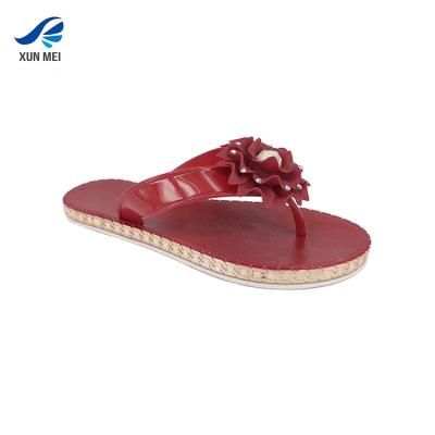 China New Design Durable PVC Women Summer Sandals Freeze Outdoor Shoes Beach Women Slippers for sale