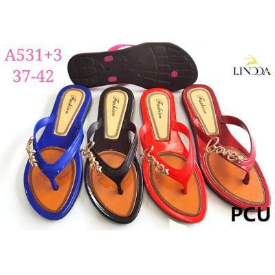 China Factory Price CUSHIONING Customized Women Flat Rubber Flip Flops PVC Slippers OEM Designs for sale