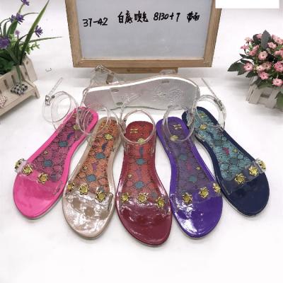 China CUSHIONING 2021 Wholesale Women's Shoes Rhinestone Sandal Slippers Fashion Summer Trendy Indoor Outdoor Slippers for sale