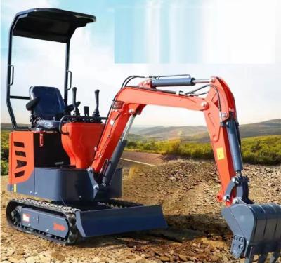 Cina 1.0 tonnellate Mini Escavatore Macchine Piccole Micro Crawler Bagger Digger 1.2 T Escavatore in vendita