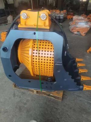 China Low Noise Excavator Grapple Bucket 6-40ton Excavator Screen Bucket With Waterproof Motor for sale