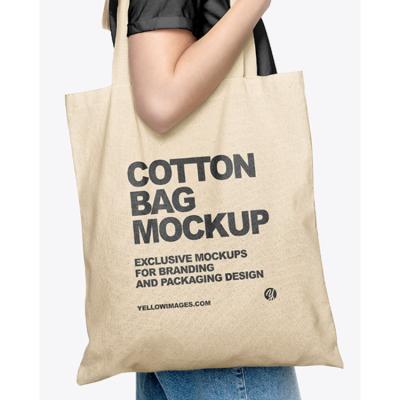 China Innovative Light Cotton Colors Logo Handled Small Gift Made in 190t Shopping Bag for sale