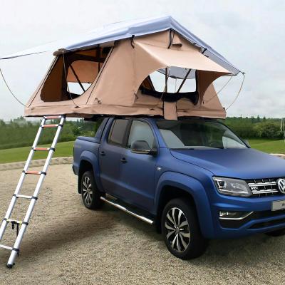 China Extended Type Large Size Factory Sale Car Roof Top Tent Outdoor Camping Cheap Roof Tent Hot Soft Top Roof Tent for sale