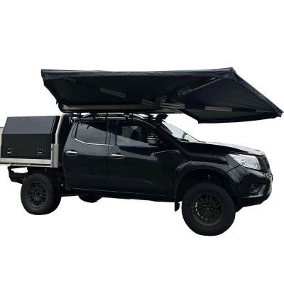 China Extended Type 270degree Hard Canvas Bracket 2.5m Radius Car Side Tent Car Side Tent for sale