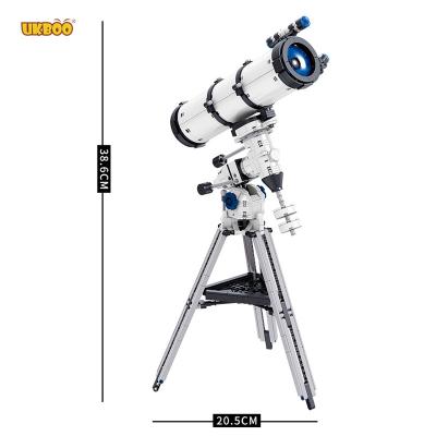 China Toy Free Shipping UKBOO 751PCS Astronomical Telescope Building Block Brick Compatible DIY Assembly MOC Model for sale