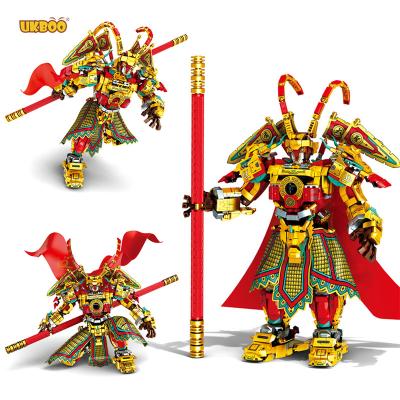 China DIY TOY Free Shipping UKBOO 1528PCS Wukong Mecha Lassics Model Building Blocks Robot Movie Figure Bricks Set Kids Toys Kids Gifts for sale