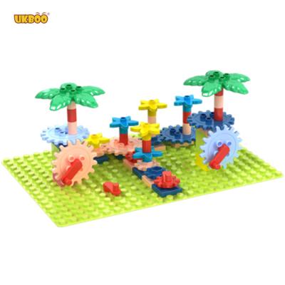 China UKBOO 52pcs Building Toy Blocks Building Toys Big Size Blocks Sets Compatible Family Room Bricks For Kids Gifts for sale