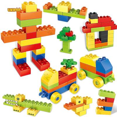 China UKBOO Free Building Toy Shipping 148 Pcs Blocks Big Size Diy Assembly Toys Kids Build Building Bricks Toys For Kid for sale