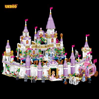 China Princess Building Toy Free Shipping UKBOO Carriage City Wall Model Friends Princes Windsor Building Blocks For Girls Presents for sale