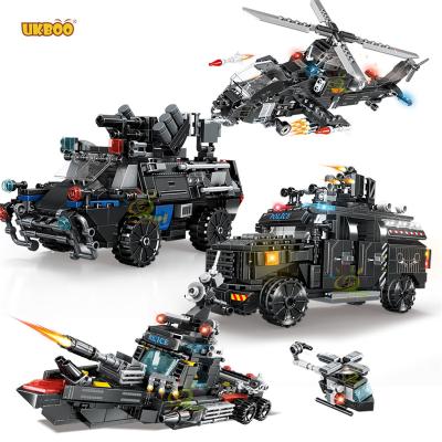 China DIY TOY Free Shipping UKBOO building block the military truck COUP figure WW2 bricks toys for children kids blocks for sale