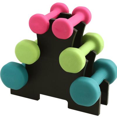 China Hot selling hot sale home use female fitness dumbbells colorful cast iron dumbbell for sale