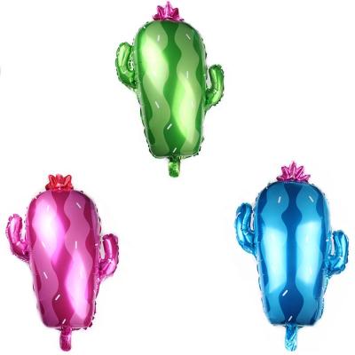 China New Recycled Cactus Design 72*59cm Foil Balloons For Party Decoration for sale