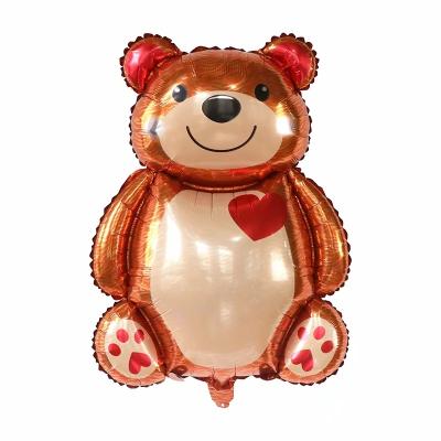 China Wholesale Kids Toys Decoration Helium Shape Wedding Party Bear Animal Love Balloons for sale