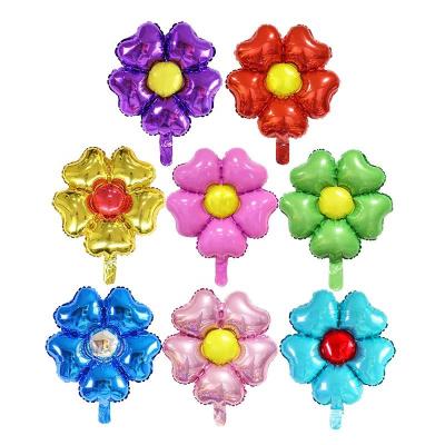 China Advertising Hot Sale Toy Decoration Party Balloon Flower Foil Balloon For Mother's Day for sale