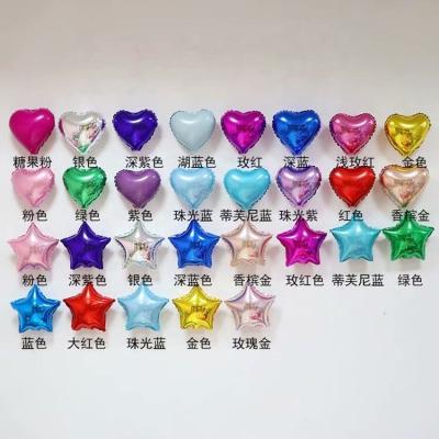 China Advertising Toy 10 Inch Size Foil Heart Decoration Balloon For Party Decorations for sale