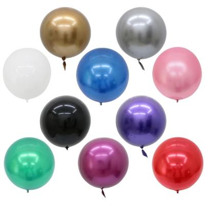 China 32 Inch Round Chrome Bobo Helium Balloon Advertising Toy New For Wedding Decorations Products for sale