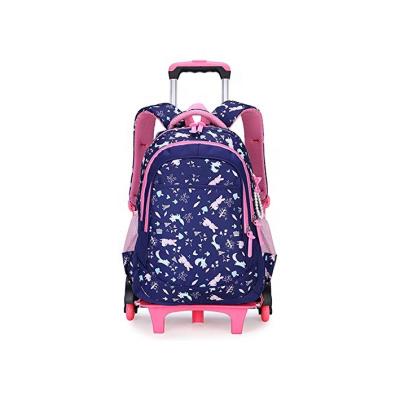 China Fashion Chongfar Girls Rolling Backpack With Wheels School Bags For Girls for sale