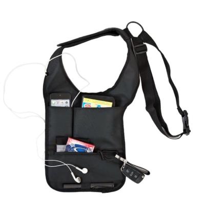 China New Design Outdoor Sports Men Anti-theft Mobile Cell Phone Anti-theft Hidden Armpit Shoulder Bag for sale