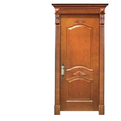 China Modern Architectural Roman Wooden Core Solid Wood Fancy Bedroom Pillar Villa Internal Door (SW-JY-017) for sale