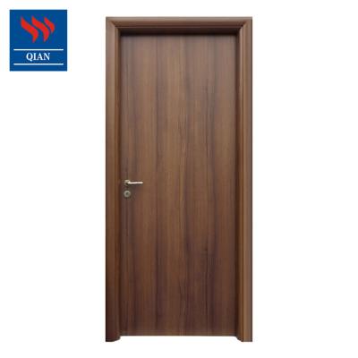 China Modern Customized Front Door Fireproof Wood Door Fire Rated Hotel Veneer Room Wood Door for sale