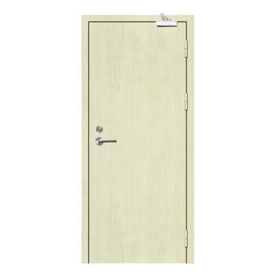 China Modern Fire Rated Wooden Door Hotel Room Door Wood Fireproof Door With BS Certificate for sale