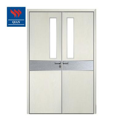 China modern modern design certified door hele fire rate fire resistant door with hotel fire hydrant glass door for sale