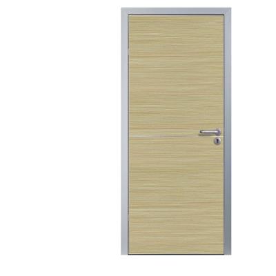 China Hotel Modern Door Aluminum Frame Wooden Door In Foshan Factory for sale