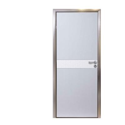 China Ecotype Alum Alloy Modern Construction Flush Wooden Door (ED-VN-01) for sale