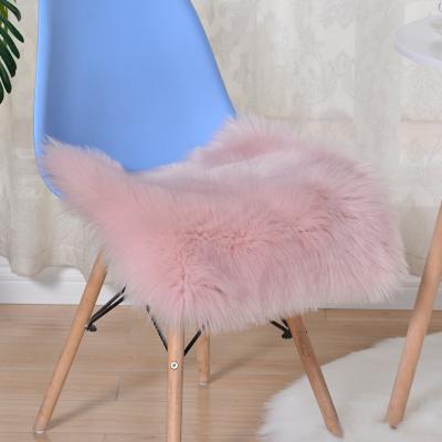 China Factory direct sales new fashion faux fur chair cushion cover anti-static comfortable embroidery for sale