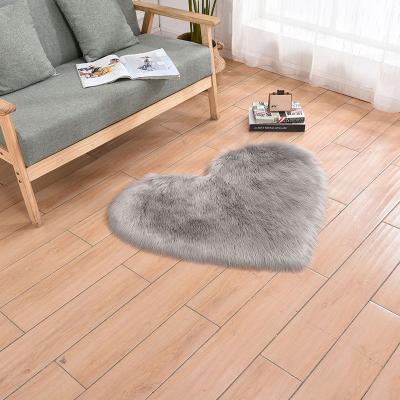 China Wholesale Price New Fashion Faux Fur Luxury Non-slip Plush Fluffy Anti-skid Floor Blankets Comfortable Fluffy Fur for sale