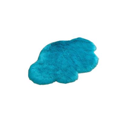 China Wholesale Anti-slip Decorative Faux Sheepskin Fur Luxury Home Carpet Blankets for sale