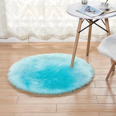 China Shaggy luxury soft rugs and faux fur sheepskin rugs cheap anti-slip faux fur home decoration prices for sale for sale