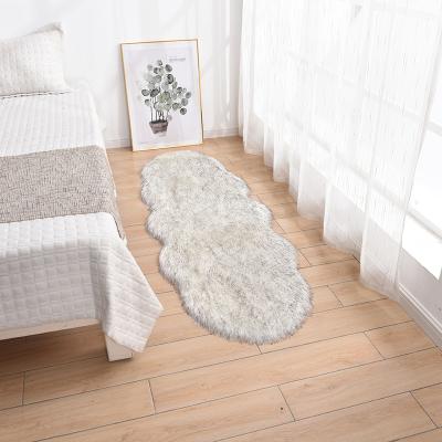 China Best Selling Custom Made Home Carpet Faux Fur Rug Sheepskin Living Room Kids Room Decorative Blanket for sale