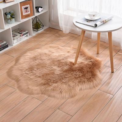 China Factory direct sale luxury faux fur home decoration beautiful modern washable rugs and blankets for sale