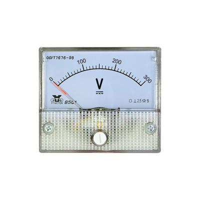 China Voltmeter Gauge Mounted Instrument For DC Use With 85C1 DC 300V Size 56 * 64mm Support Customized, 85C1 for sale