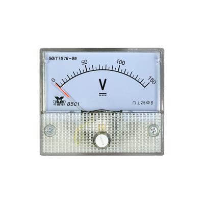 China Voltmeter Indicator Mounted Instrument For DC Use With 150V Customized Support, DC Size 56 * 64mm, 85C1 85C1 for sale