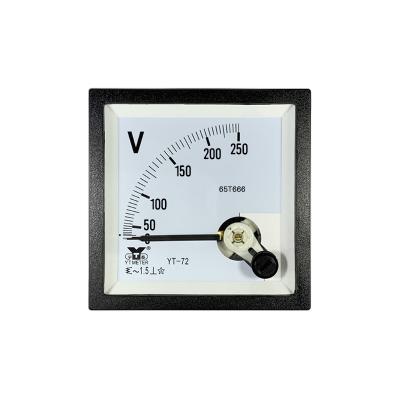 China Indicator ac voltmeter ac250v 300v 450v 500v 600v 750v sq72 yt72 CP72 YT72 for sale