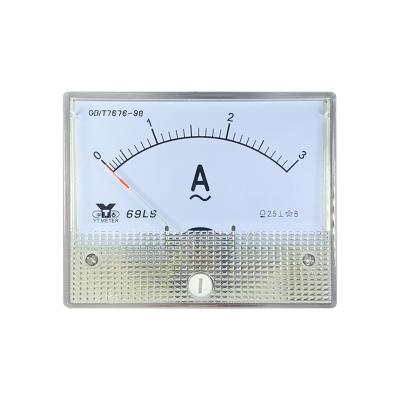 China 5a 10a 20a 30a 50a Indicator AC 100/5A Stand Instrument 64 * 80mm AC 69L9 Ammeter 69L9 for sale