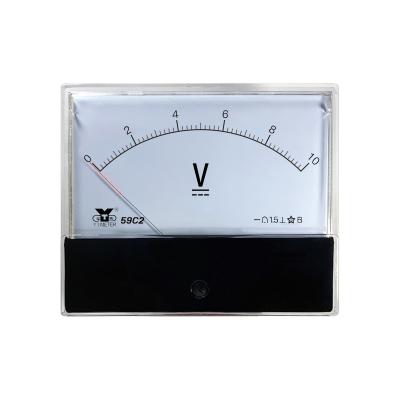 China 10v 15v 20v 30v 50v Indicator DC Voltmeter 100 * 120mm 59c1 59C2 DC Voltmeter 59C2 for sale