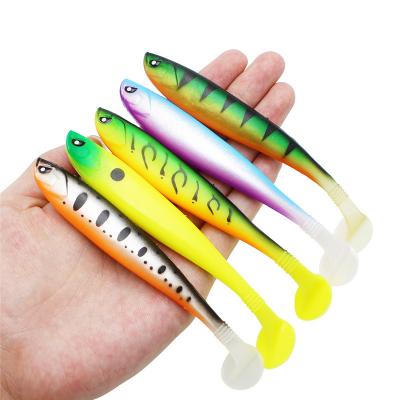 China 3PCS Rubber Per Bag Plastic Rubber Soft Lures 13CM Soft Fishing Lures 10G for sale