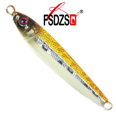 China Hot Sale 80g Bright Metal Lead Cast Hard Slow Pitch Casting Lures for sale