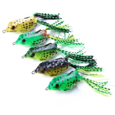 China Frog Topwater Fishing Frog Lures Soft Plastic Frog Lure 1 for sale