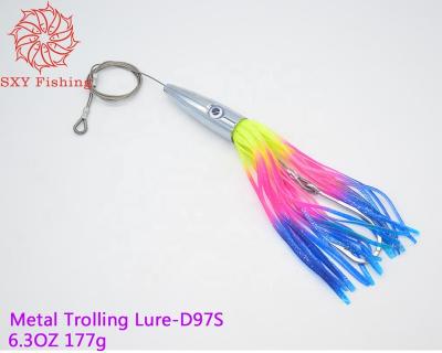 China Copper SXY FISHING Metal Fishing Lures Big Game Lures Metal Head Bait Fishing Lures 177g 6.3OZ D97S 9Inch for sale