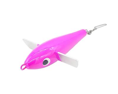 China SXY Wooden FISHING Snap Fishing Lure Wood Fish Laser Film Bait Big Gema Lure Fishing Lure Small Pink Plane PA1S 4.5OZ 130g for sale