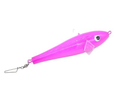 China SXY Wooden FISHING Snap Fishing Lure Wood Fish Laser Film Bait Big Gema Lure Fishing Lure Small Pink Plane PA1L 14OZ 395g for sale